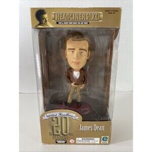 Vtg James Dean Limited Edition Headliners XL Certificate 5671 Of 25000 Figurine
